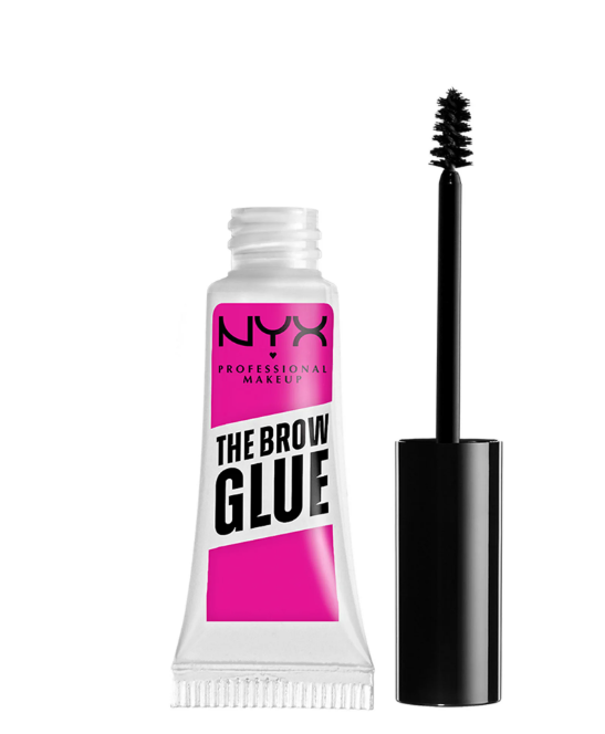 NYX Professional Makeup Brow Glue, Extreme Hold Eyebrow Gel, Clear