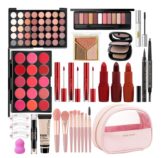 MISS ROSE All In One Makeup Kit,Makeup Kit for Women Full Kit,Multipurpose Women's Makeup Sets, Easy to Carry