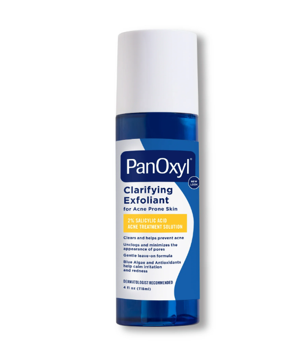 PanOxyl Clarifying Exfoliant, BHA Liquid Exfoliant for Acne Prone Skin, 4 fl oz