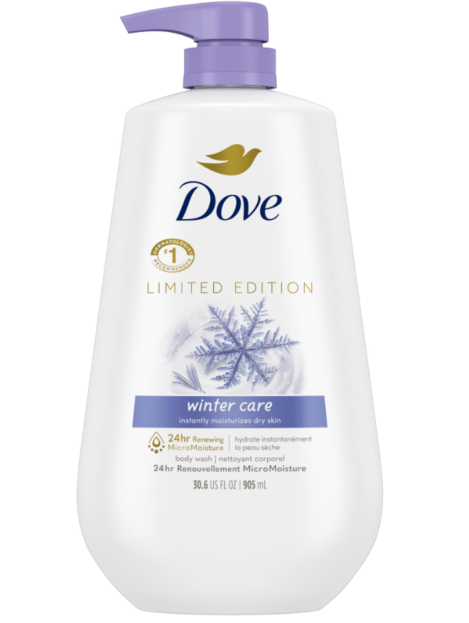 Dove Limited Edition Women's Body Wash Winter Care Paraben & Sulfate Free, 30.6 oz