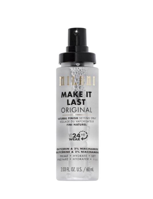 Milani Make It Last Setting Spray, Prime + Correct + Set, Natural Finish, 2.03 fl oz