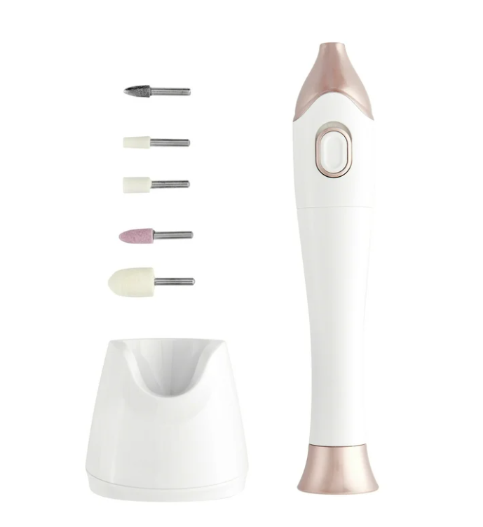 Equate Beauty Brand, Total Nail Care System, 5 Interchangeable Attachments, Neutral Color