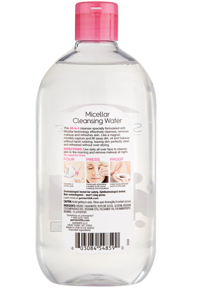 Garnier SkinActive Micellar Cleansing Water All in 1 Makeup Remover, 23.7 fl oz